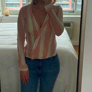 Sadie & Sage stripped long sleeve top